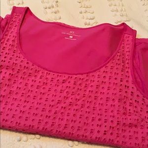New York & Co pink sleeveless top